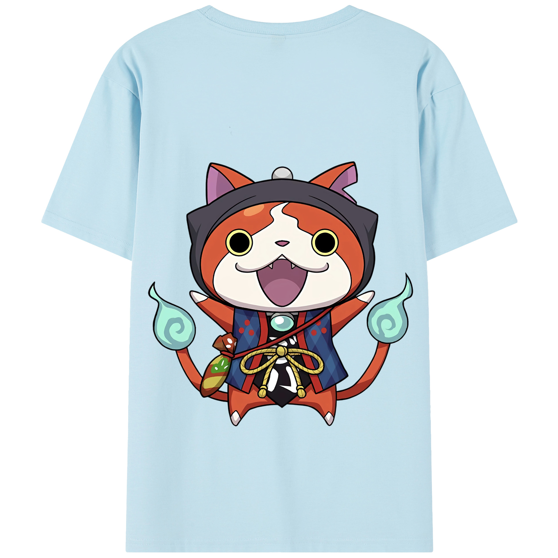 （画像用） 妖怪ウォッチ Yo-kai Watch 綿100％半袖Tシャツ（背面プリント）